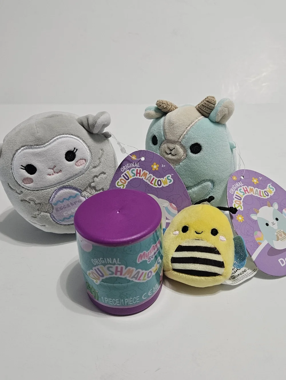 Miniature Squishmallows Olana, Domingo and a Factory Sealed Mystery Squishmallow